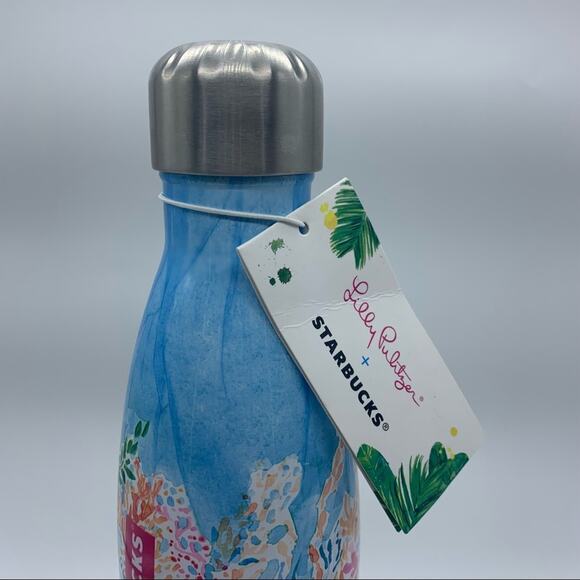 Ltd Ed Starbucks Lilly Pulitzer S'well Sirens Calling Mermaid Swell Water Bottle - Picture 2 of 11